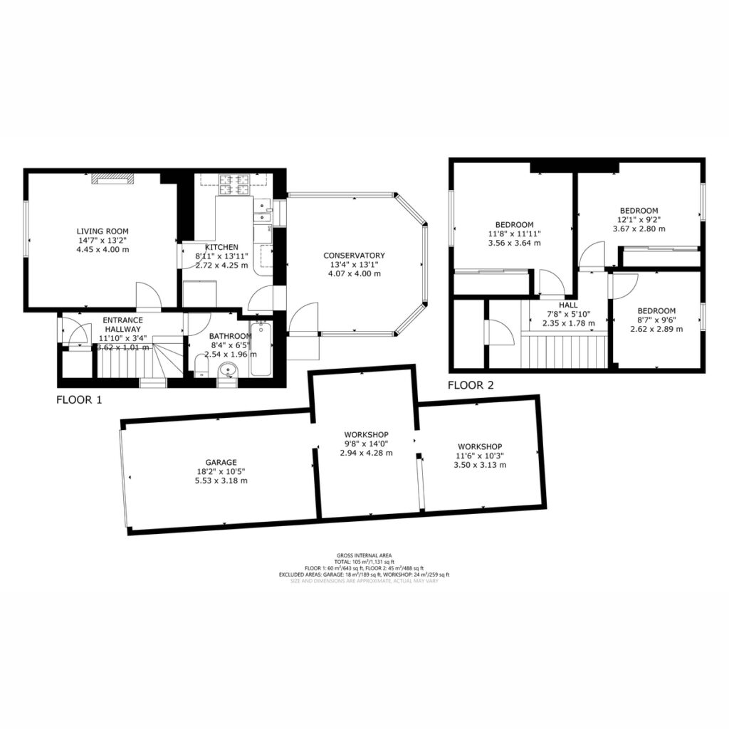 Floor plan, Small Crescent, Blantyre, G72