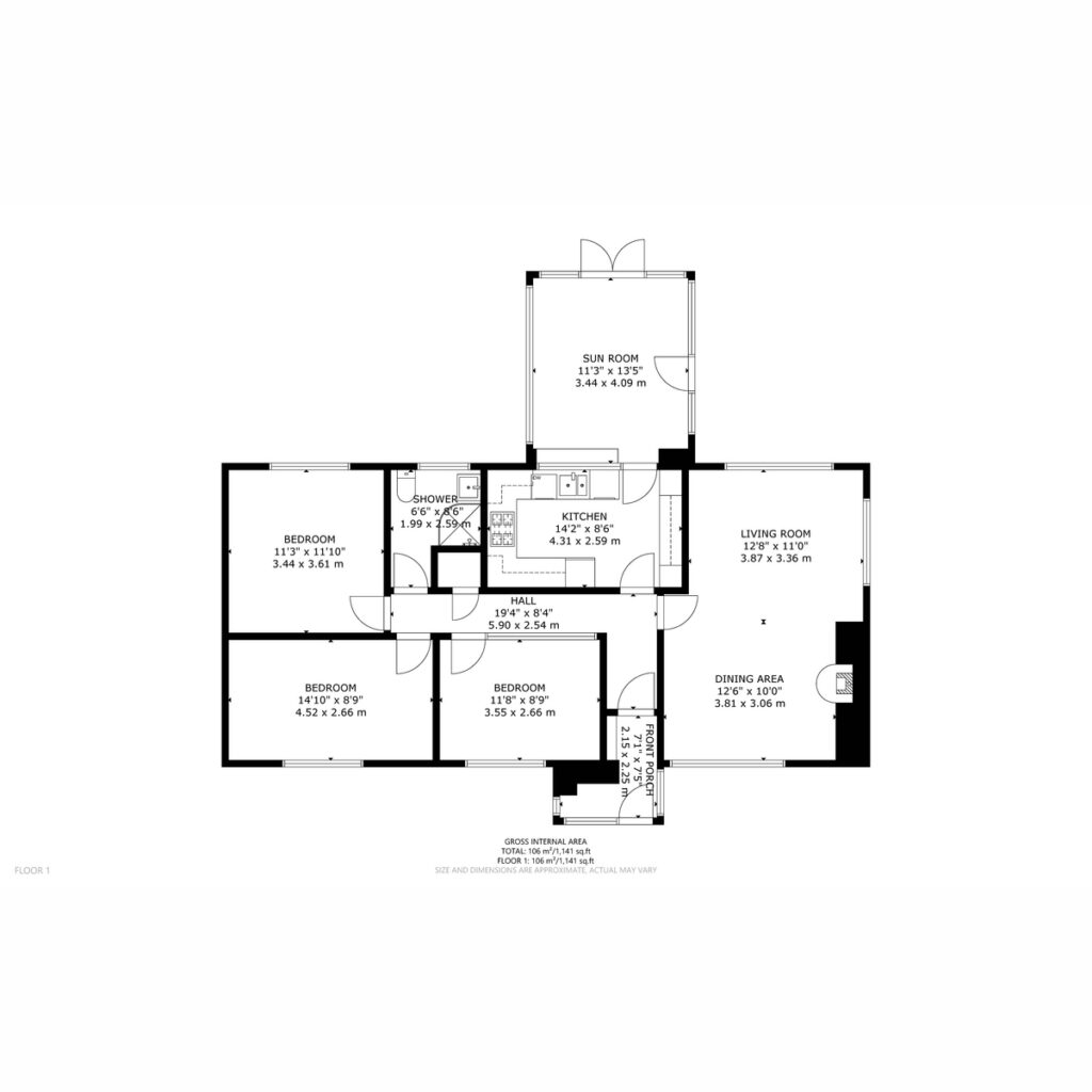 Floor plan, Shields Road, Motherwell, ML1