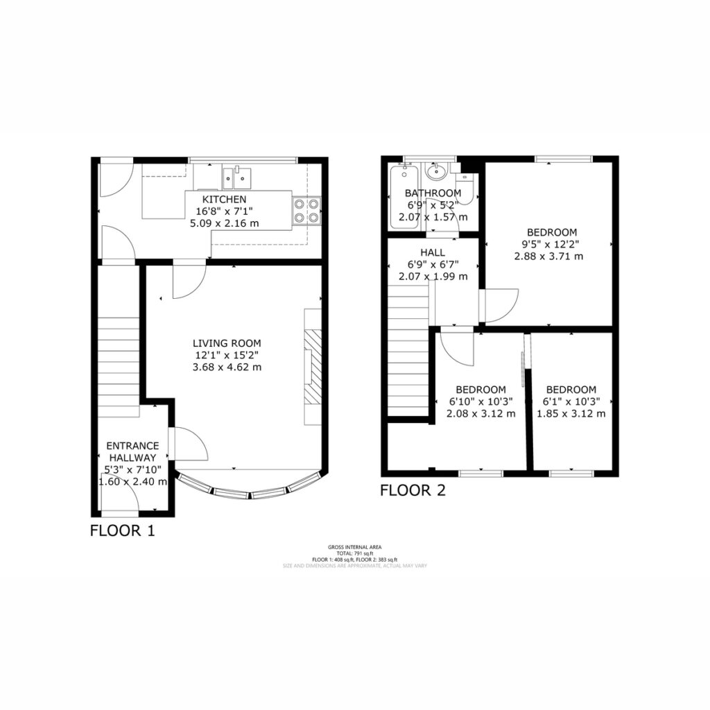 Floor plan, Burnbrae Road, Blantyre, G72